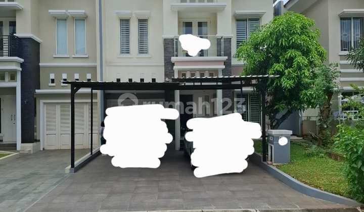 For sale: beautiful 2-story furnished house in Sapphire Gading Serpong Cluster, quick sale.