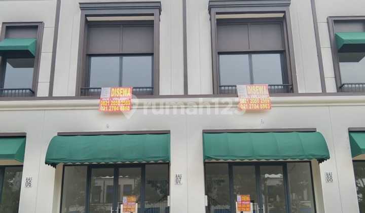 Rent a 2-story shophouse in a good location, Citra Garden Serpong.