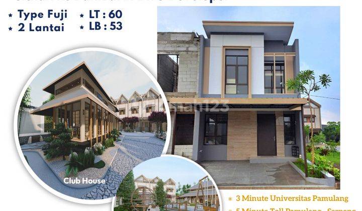 Rumah 2 Lantai Furnish di Cluster Ara Zenhouse Pamulang  2