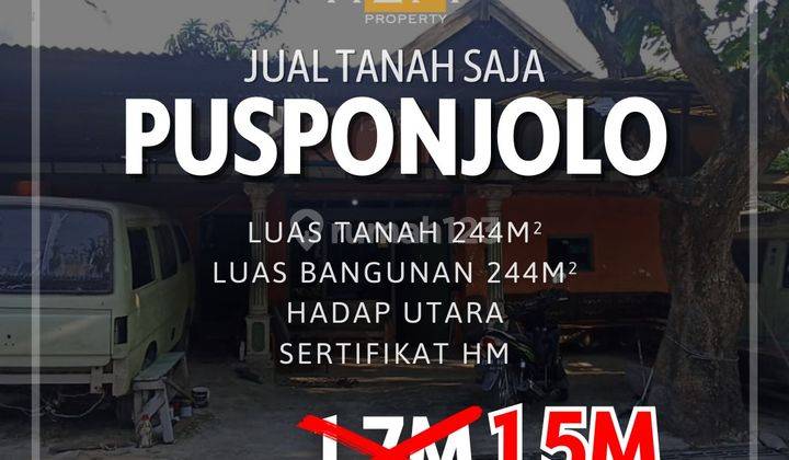 Jual Cepat Turun Harga Tanah 244 m² di Pusponjolo, Semarang 1