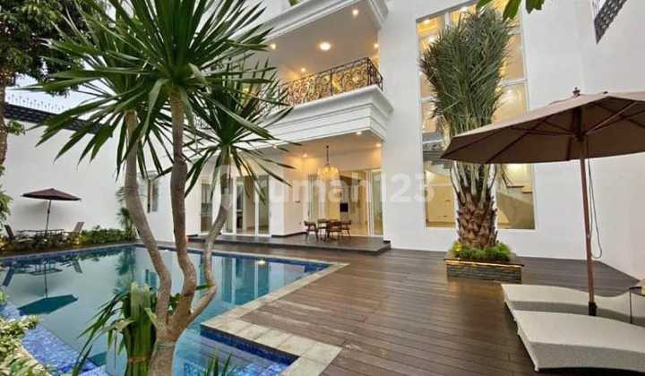 Brand New Rumah Mewah Full Marmer Import dengan Kolam Renang di Pondok Indah Jakarta Selatan
