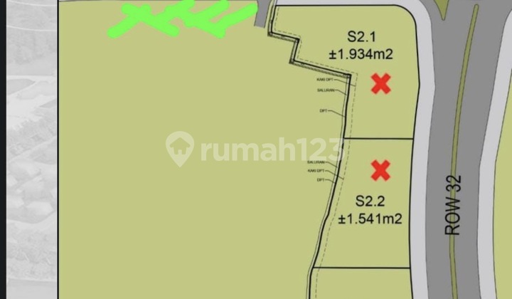 Disewakan/Dijual Kavling Komersil di BSD