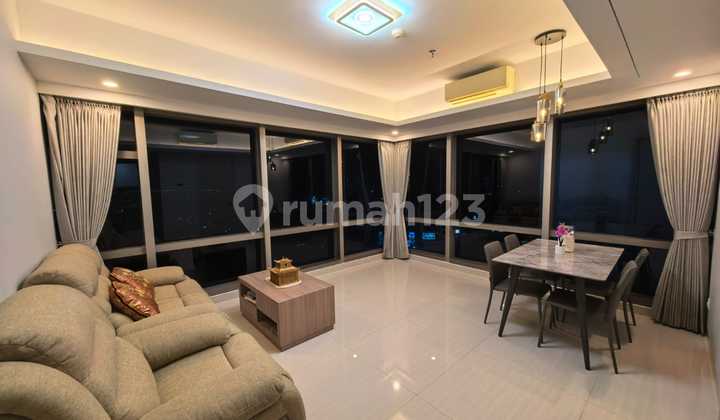 Apartemen La Riz Mansion 2Br Bagus Furnished View City