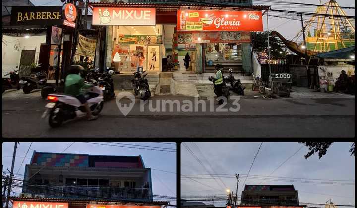 Rumah Usaha 3 Lantai Bagus SHM di Raya Manukan 0 Jalan Raya