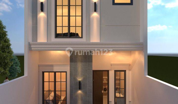 Rumah 2 Lantai Baru Minimalis SHM di Manyar 1