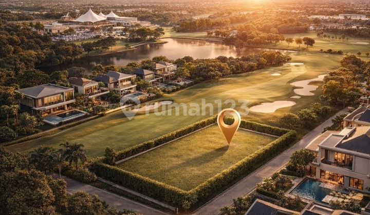 Affordable Plots in Modernland Tangerang with Golf View.