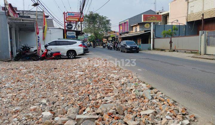 DIJUAL TANAH LOKASI PINGGIR JALAN RAYA SETU BEKASI 1