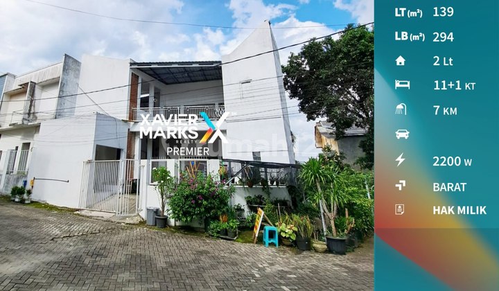 Active Fully Furnished Boarding House in Bendungan Palasari, Malang