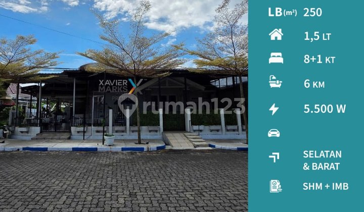 Rumah Usaha Dekat RS Persada di Pondok Blimbing Indah Malang