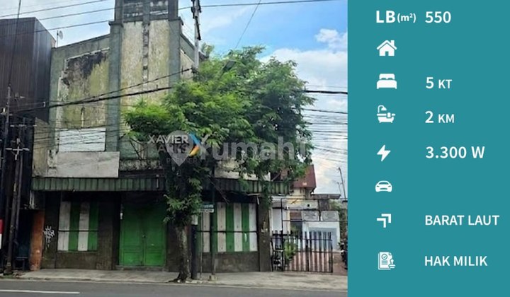 Rumah Usaha Hook Poros Jalan Gatot Subroto Malang
