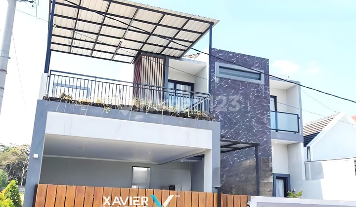 Rumah Villa Semi Furnish dengan Private Pool di Karangploso Malang
