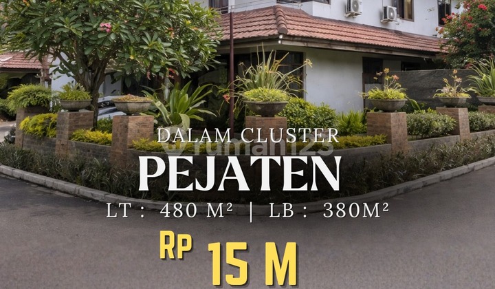 Dijual Rumah Mewah Pejaten Cluster Eksklusif Tanah 480 M²
