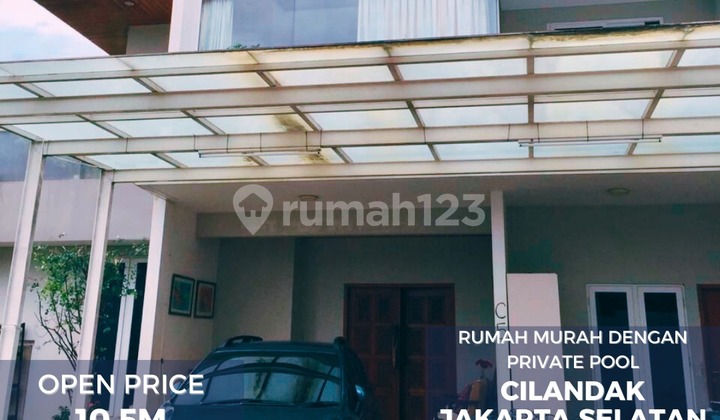Dijual Rumah Murah Private Pool Di Kemang Area Cilandak Jakarta Selatan