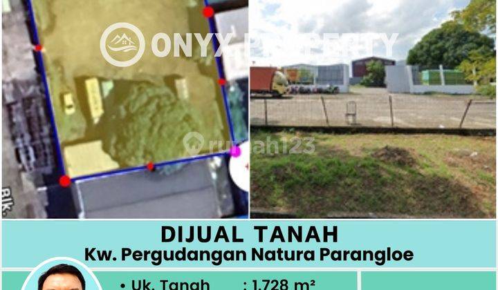 Dijual tanah di Ir soetami kawasan pergudangan paranglo 1