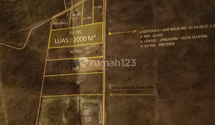 Hot List of land for sale with sea views in Ungasan, South Kuta 2