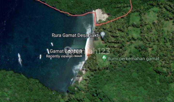 Hot List of land for sale with beach loss and cliff loss, Nusa Penida Klungkung location 1