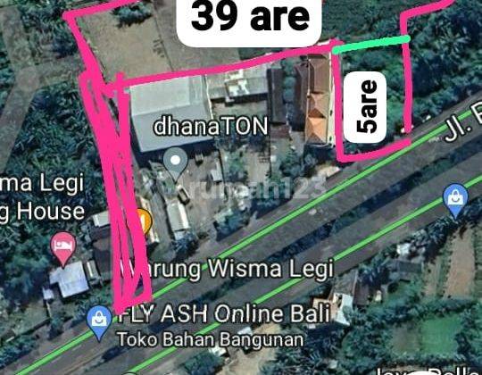 Hot List Di Jual Tanah Pinggir Jalan Utama Lokasi Saba Blahbatuh Gianyar 2