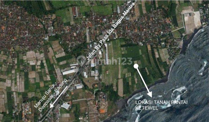 Hot List for Sale of Loss of Land with Sea View, Ketewel Gianyar Location 2