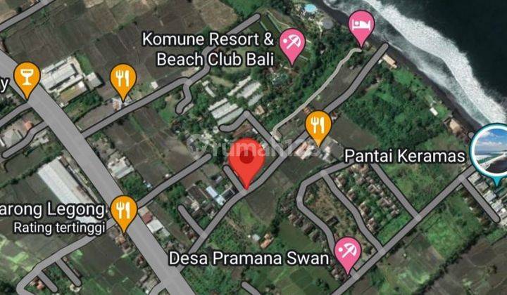 TOP URGENT DI JUAL TANAH DEKAT PANTAI VIEW SAWAH LOKASI KERAMAS GIANYAR 1