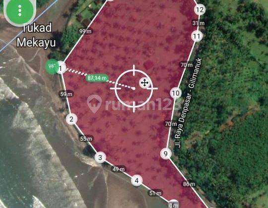 TOP URGENT DI JUAL TANAH LOSS PANTAI VIEW LAUT LOKASI LALANGLINGGAH SELEMADEG TABANAN
 2