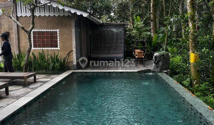 TOP URGENT FOR SALE FOREST & RIVER VIEW VILLA LOCATION PAYANGAN UBUD GIANYAR 
 1