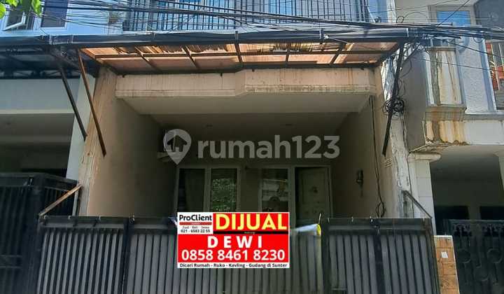 jual rumah bagus 3lantai di sunter