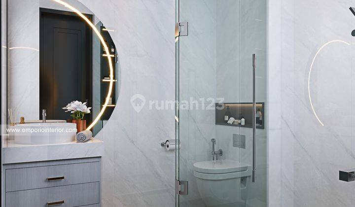 Rumah Modern 2 Lantai SHM di Bsd Serpong Tangerang  2