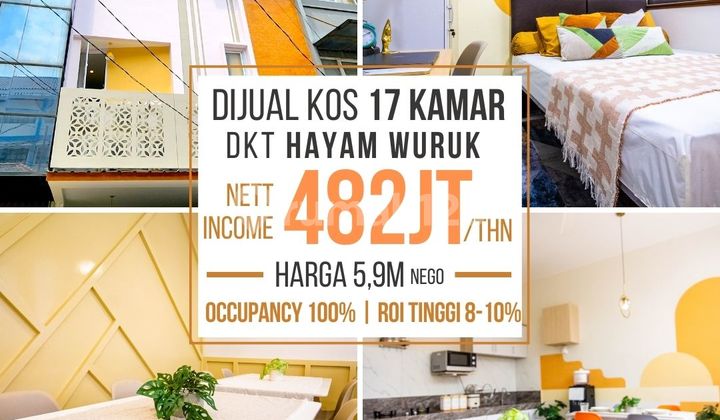 Exclusive New Boarding House Investment with High ROI in Central Jakarta