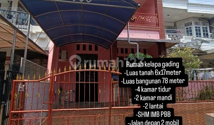 Rumah Kelapa Gading 2 Lantai Murah Bisa Nego Rumah Kelapa Gading 2 Lantai Murah Bisa Nego