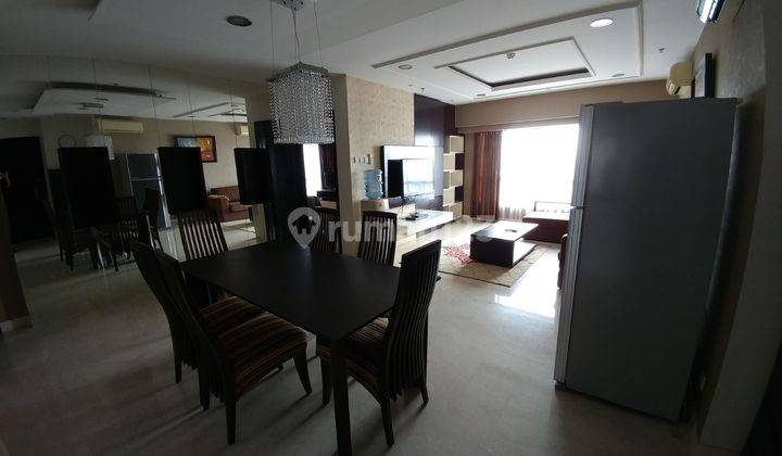 Jual Cepat Apartment Somerset Berlian 3 BR Sangat Murah Furnished