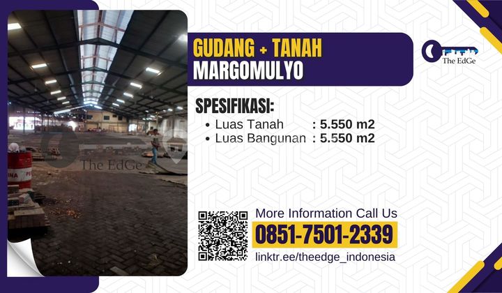 For Sale: Land + Warehouse Margomulyo - The EdGe For Sale: Land + Warehouse Margomulyo - The EdGe