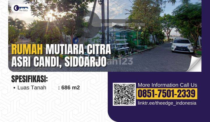 Jual Rumah Mutiara Asri Candi Sidoarjo Harga Hitung Tanah - The EdGe  2