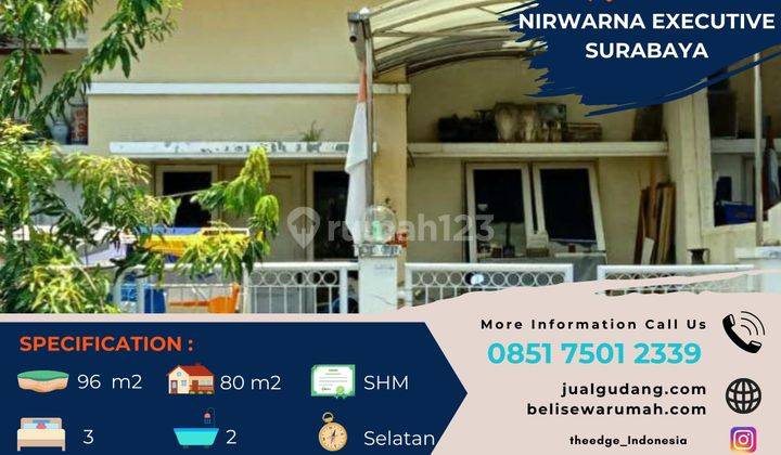 Jual Rumah Wonorejo Rungkut di Perum Nirwana Executive Surabaya  1