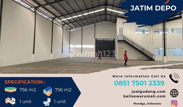 Jual Gudang Industri Jatim Depo Estate Sidoarjo Akses Tol Gempol The Edge 1