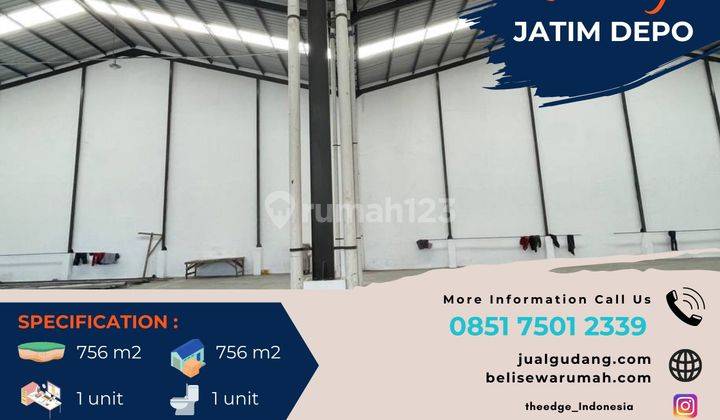 Jual Gudang Industri Jatim Depo Estate Sidoarjo Akses Tol Gempol The Edge 2