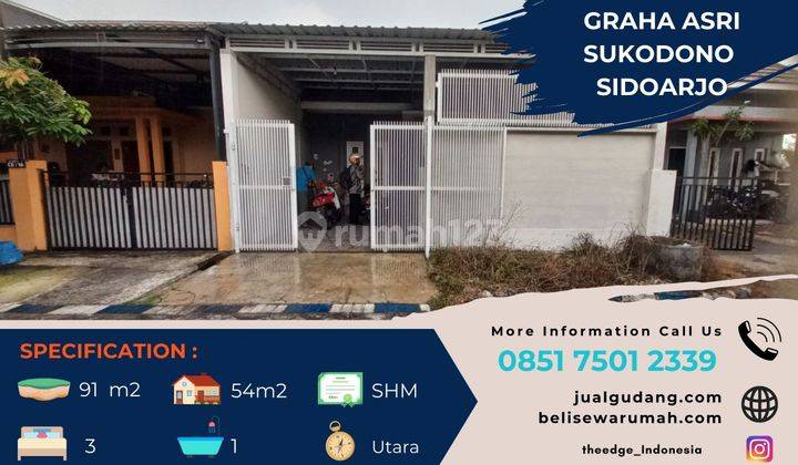 Jual Sewa Rumah Siap Huni Graha Asri Sukodono Sidoarjo The Edge 1