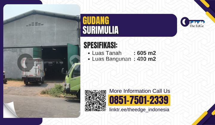 Warehouse For Sale Surabaya Near Tandes Toll Surabaya