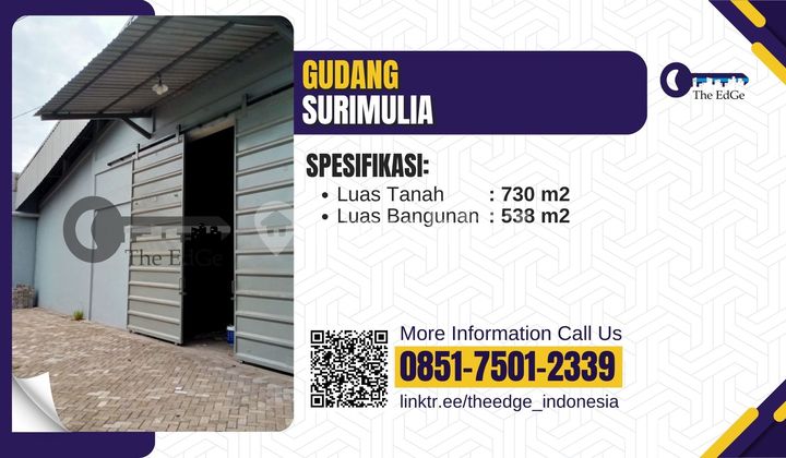 For Rent: Warehouse Surimulia Margomulyo Surabaya - The EdGe