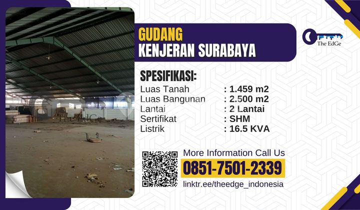 Dijual Gudang Kenjeran Surabaya - The Edge Dijual Gudang Kenjeran Surabaya - The Edge
