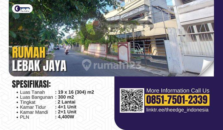 Jual Rumah 2 Lantai 5 Kamar Lebak Jaya Surabaya Timur The Edge 1