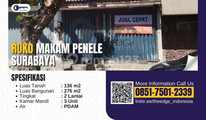 Jual Ruko Makam Penele Surabaya The Edge