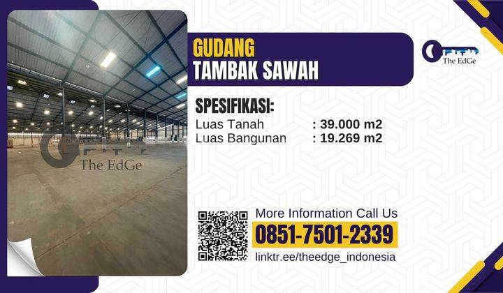 Sewa Gudang Tambak Sawah SIdoarjo Luas 2 Hektar Siap Pakai - The EdGe 1