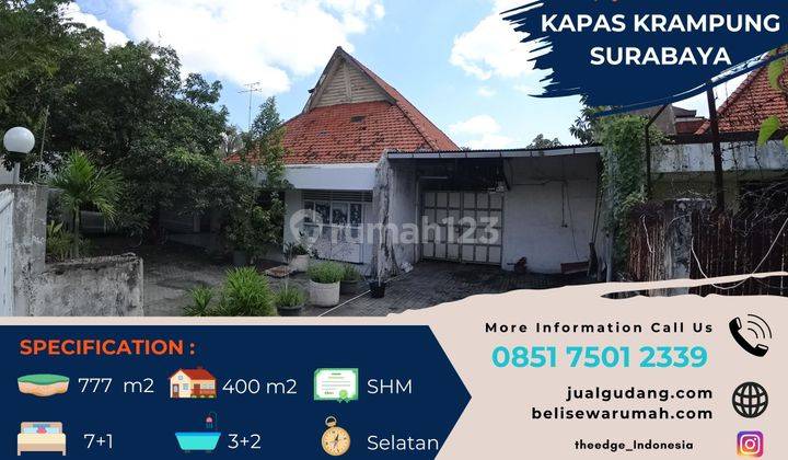 Jual Rumah SHM di Raya Kapas Krampung Ploso Surabaya The Edge 1