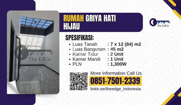 Jual Cepat Rumah Griya Hati Hijau Sidoarjo Tipe 45 The Edge 2