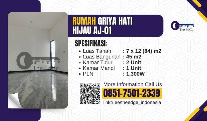 Jual Cepat Rumah Griya Hati Hijau Sidoarjo Tipe 45 The Edge 2