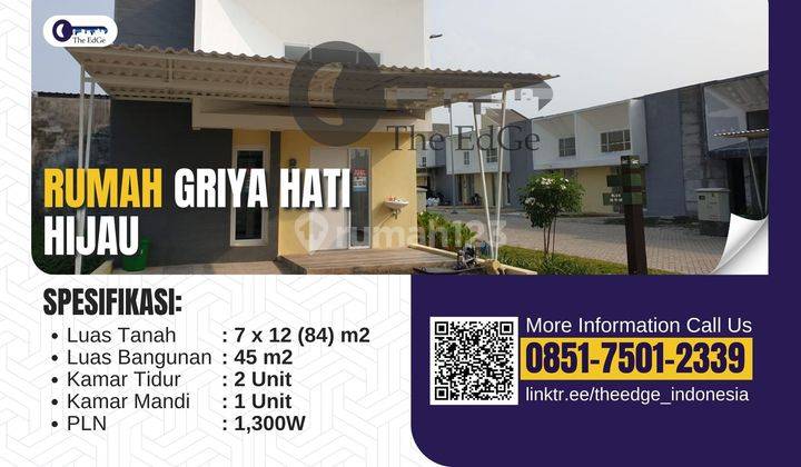 Jual Cepat Rumah Griya Hati Hijau Sidoarjo Tipe 45 The Edge 1