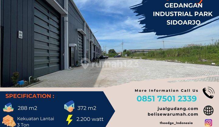 Jual Gudang Gedangan Industrial Park Sidoarjo The Edge  1