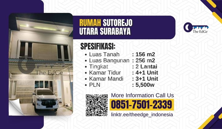 Dijual Rumah Sby Timur Sutorejo Utara 2 Lantai The Edge Dijual Rumah Sby Timur Sutorejo Utara 2 Lantai The Edge