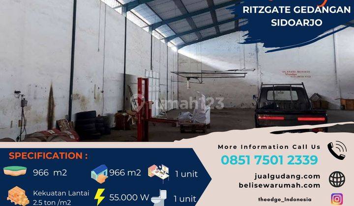 Gudang Ritzgate Gedangan Sidoarjo Akses 12 Km Dari Bandara Juanda