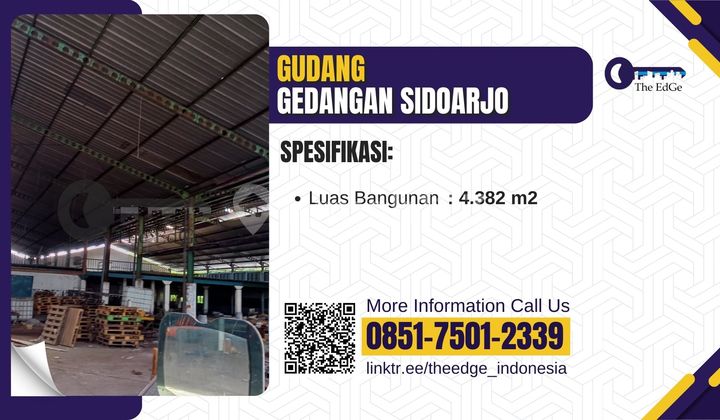For Rent Warehouse Gedangan Sidoarjo The Edge